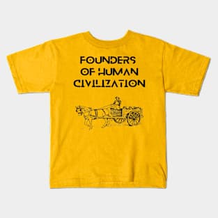 Farmers - founders  of human civilization Kids T-Shirt